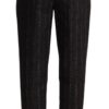 Dolce & Gabbana Elegant High-Waisted Striped Tapered Pants - Image 2