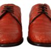 Dolce & Gabbana Exquisite Exotic Croc Leather Lace-Up Dress Shoes - Image 6