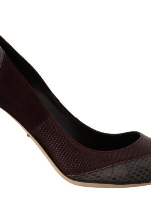 Dolce & Gabbana Multicolor Exotic Leather Heels Pumps