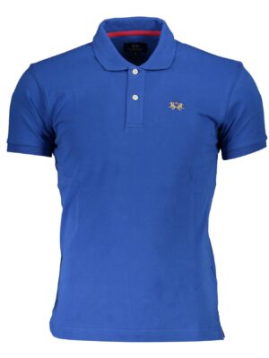 La Martina Slim Fit Embroidered Polo with Contrast Details