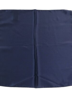 Dolce & Gabbana Elegant Silk Pocket Square in Lustrous Blue