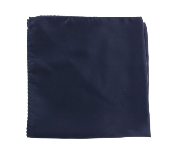 Dolce & Gabbana Elegant Silk Pocket Square in Lustrous Blue - Image 3