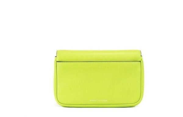 Marc Jacobs The J Marc Green Glow Smooth Leather Shoulder Crossbody Handbag - Image 2