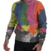 Dolce & Gabbana Multicolor Turtleneck TV Motive Sweater - Image 5