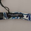 Dolce & Gabbana Majolica Print Silk Bow Tie - Image 3