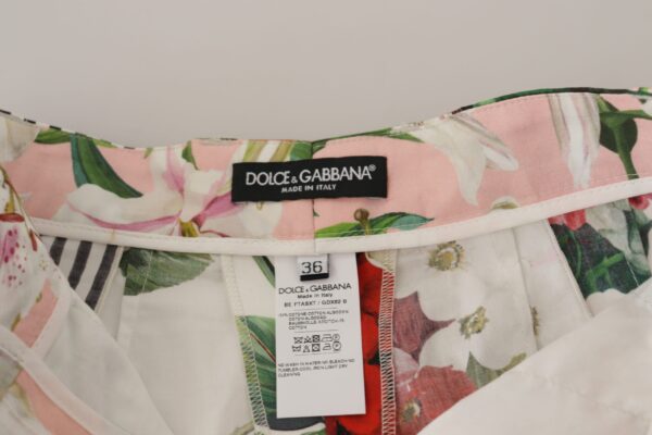Dolce & Gabbana Floral High Waist Hot Pants Shorts - Image 5