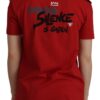 Dolce & Gabbana Elegant Red Crewneck Cotton Tee - Image 2