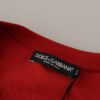 Dolce & Gabbana Elegant Red Crewneck Cotton Tee - Image 5