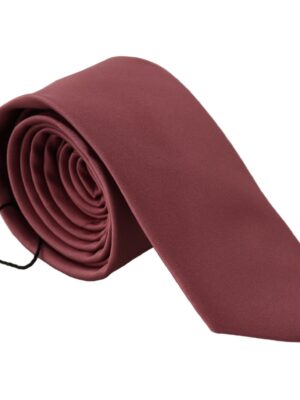 Dolce & Gabbana Elegant Pink Silk Bow Tie