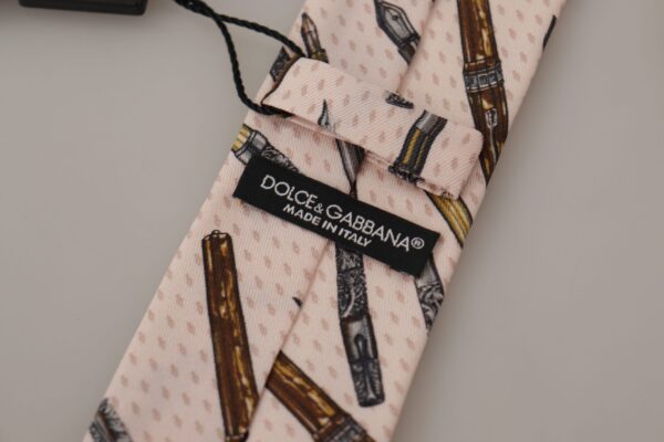 Dolce & Gabbana Elegant Silk Bow Tie for Suave Evenings - Image 6