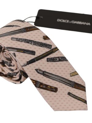 Dolce & Gabbana Elegant Silk Bow Tie for Suave Evenings