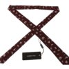 Dolce & Gabbana Maroon Elegance Silk Tie - Image 2