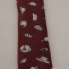 Dolce & Gabbana Maroon Elegance Silk Tie - Image 3