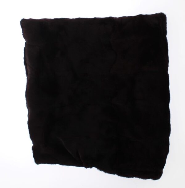Dolce & Gabbana Exclusive Purple Weasel Fur Hooded Scarf - Image 5