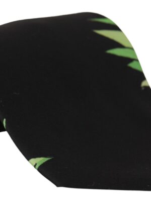 Dolce & Gabbana Elegant Black Silk Tie for Sophisticated Style
