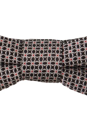 Dolce & Gabbana Elegant Black Silk Bow Tie