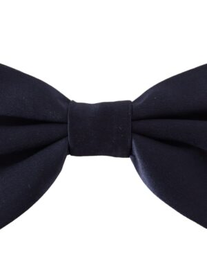 Dolce & Gabbana Stunning Silk Blue Bow Tie