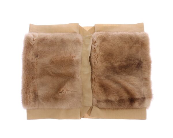 Dolce & Gabbana Exclusive Beige MINK Fur Scarf Wrap - Image 2