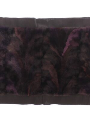 Dolce & Gabbana Exquisite Purple MINK Fur Scarf Wrap