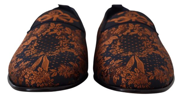 Dolce & Gabbana Elegant Floral Slip-On Loafers - Image 2