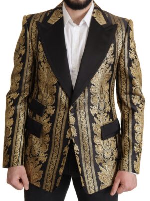 Dolce & Gabbana Elegant Single Breasted Jacquard Blazer
