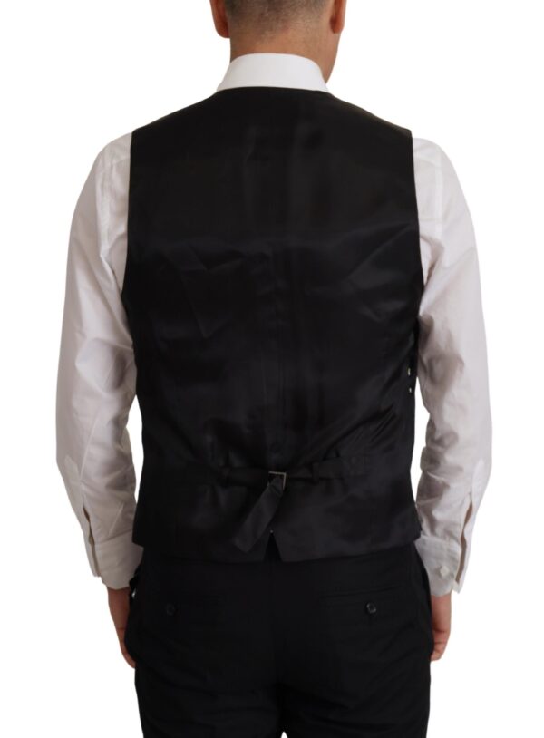 Dolce & Gabbana Elegant Black Martini Blazer and Vest Ensemble - Image 8