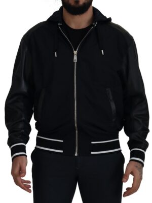Dolce & Gabbana Elegant Black Bomber Blouson Jacket
