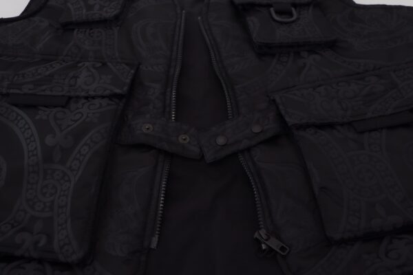 Dolce & Gabbana Elegant Sleeveless Vest Jacket in Black - Image 6