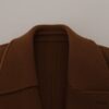 Dolce & Gabbana Elegant Double Breasted Brown Jacket - Image 6