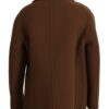 Dolce & Gabbana Elegant Double Breasted Brown Jacket - Image 4