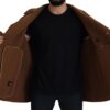 Dolce & Gabbana Elegant Double Breasted Brown Jacket - Image 7