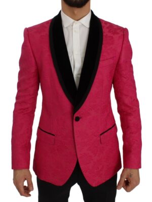 Dolce & Gabbana Floral Brocade Single-Breasted Blazer