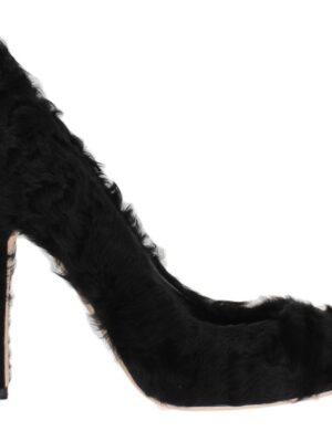 Dolce & Gabbana Elegant Pumps in Luxe Xiangao Fur Leather