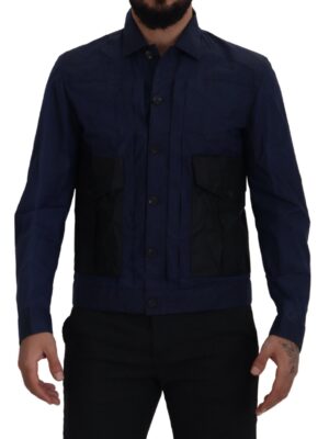 Dsquared² Svelte Dark Blue Cotton Shirt