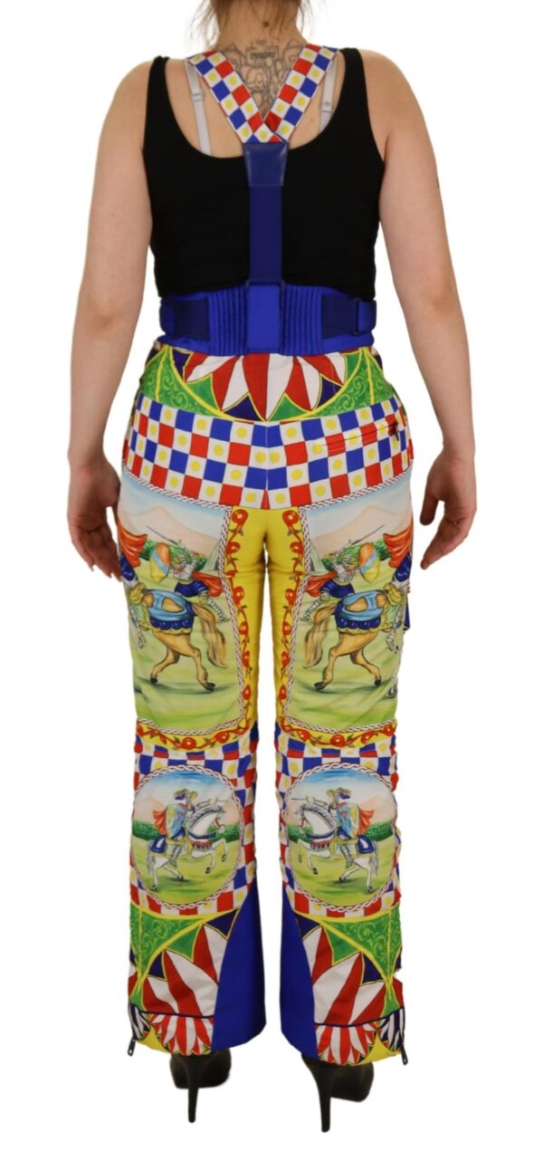 Dolce & Gabbana Multicolor High Waist Snow Pants - Image 2