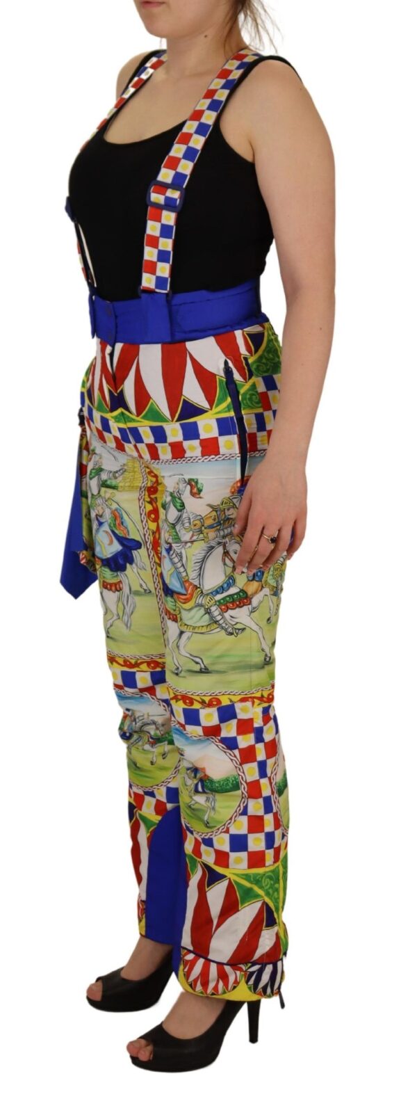 Dolce & Gabbana Multicolor High Waist Snow Pants - Image 3