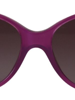 Dolce & Gabbana Chic Purple Acetate Round Sunglasses