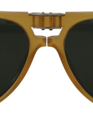 Dolce & Gabbana Chic Yellow Aviator Acetate Sunglasses