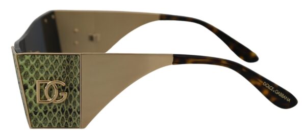 Dolce & Gabbana Elegant Metallic Hue Eyewear - Image 3