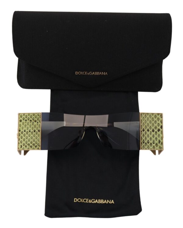 Dolce & Gabbana Elegant Metallic Hue Eyewear - Image 6