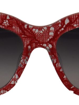 Dolce & Gabbana Sicilian Lace Accented Designer Sunglasses