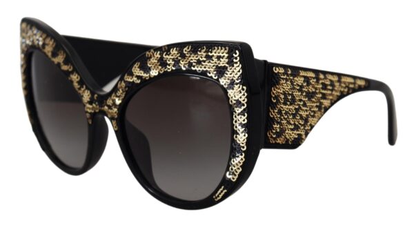 Dolce & Gabbana Butterfly Polarized Sequin Sunglasses - Image 2