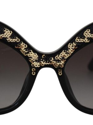 Dolce & Gabbana Butterfly Polarized Sequin Sunglasses