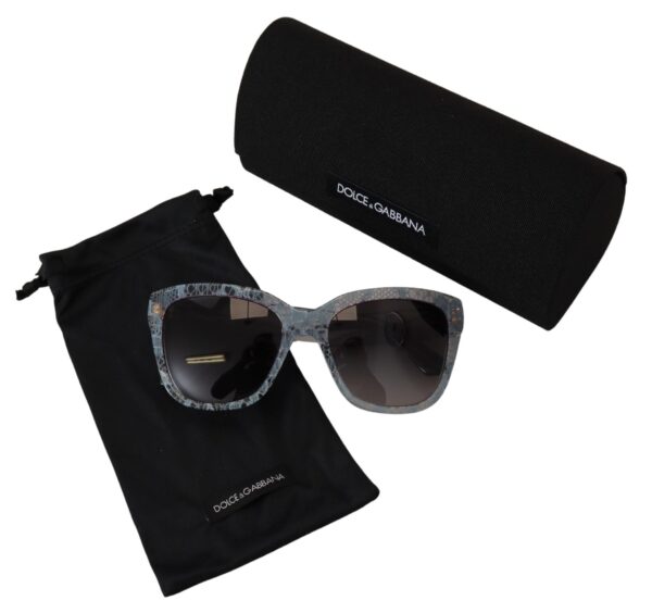 Dolce & Gabbana Elegant Sicilian Lace-Infused Women's Sunglasses - Image 5