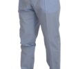 Dolce & Gabbana Elegant Slim Fit Chinos In Light Blue - Image 4
