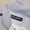 Dolce & Gabbana Elegant Slim Fit Chinos In Light Blue - Image 5