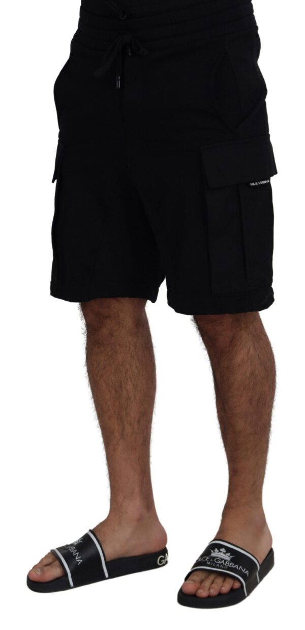 Dolce & Gabbana Elevate Your Summer: Classic Black Bermuda Shorts - Image 4