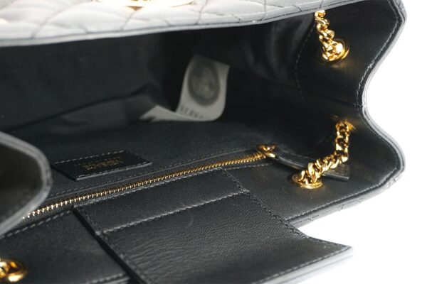 Versace Elegant Quilted Nappa Leather Tote Bag - Image 6