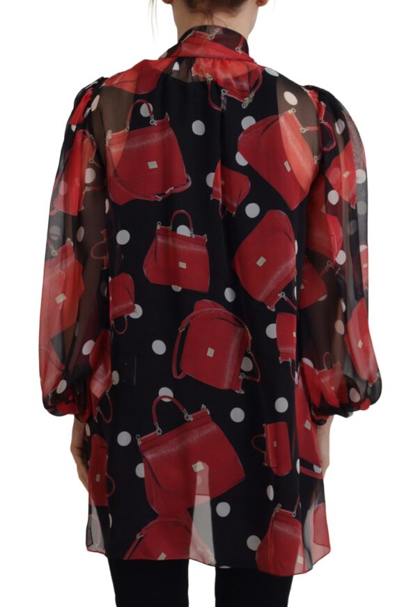 Dolce & Gabbana Sicilian Print Silk Blouse - Luxurious & Chic - Image 2