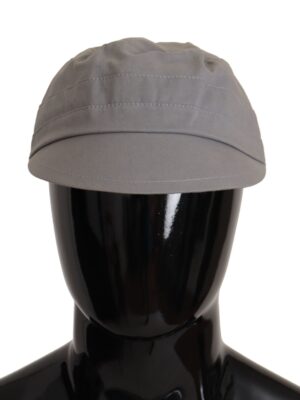 Dolce & Gabbana Elegant Gray Newsboy Cap - Classic Accessory